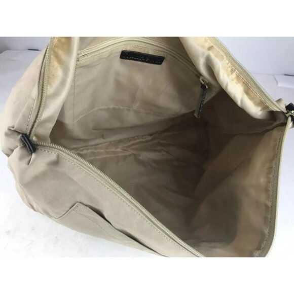 Ruff Hewn Womens Beige Shoulder Strap Inner Pocket Tote Bag With Pouch - Picture 7 of 8